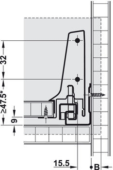 Blum Frontbevestiging TBX Antaro