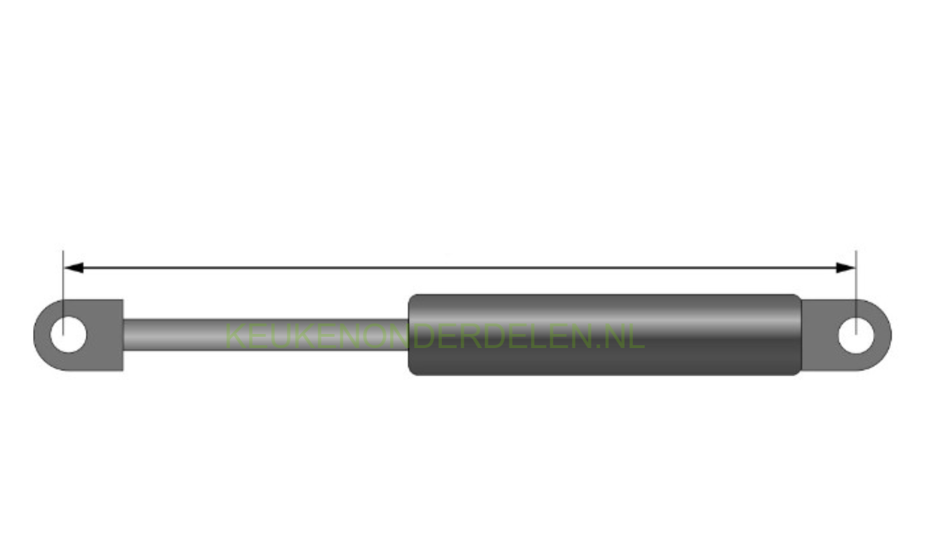 Gasveer Stabilus 0380 N OP=OP