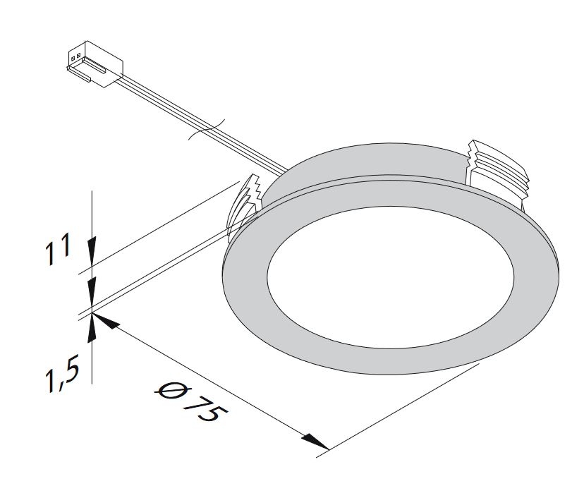 Hera FR-68 Dynamic led sets zwart - 24 V set van 2