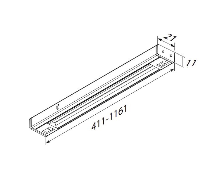 Laden verlichting met infrarood sensor 411mm